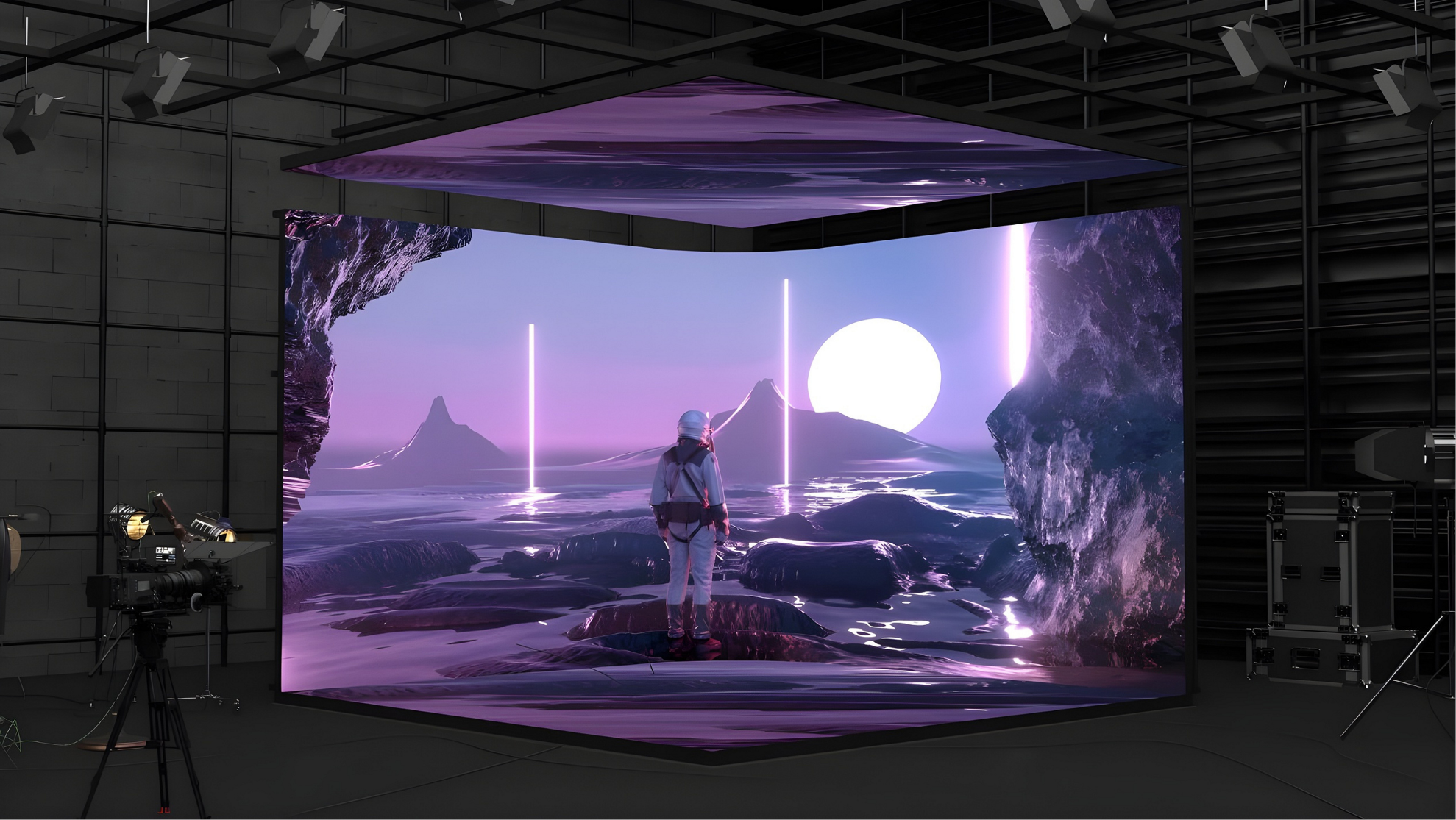 Commercial 3D Outdoor XR Studio LED Wall Display Panel | MF Jebsen Electronics